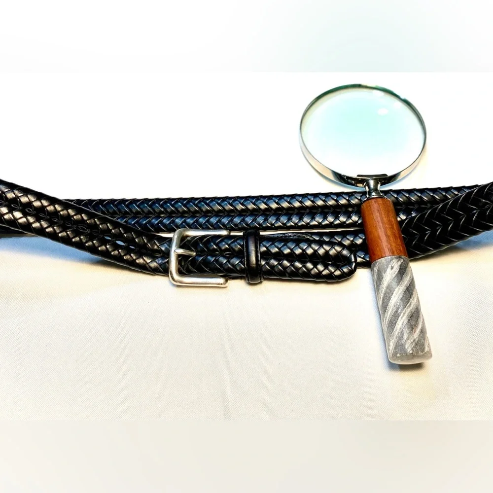 Genuine Leather Black Belt 100/60 Fossil